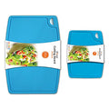 Liflicon Thick Silicone Cutting Boards for Kitchen Silicone Chopping Boards/Mats Set of 2 Extra Large14.6''x10.43'', Mini 9.1”x7.1” Non-slip Deep Drip Juice Groove, Dishwasher Safe-Blue - color: Blue, size: 9.1"L x 7.1"W & 14.6"L x 10.4"W