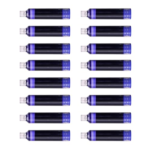 WRITECH W-1784 Cartridge Blue Ink: 16ct for Clictek Fountain Pen - color: 16ct Blue Cartridges