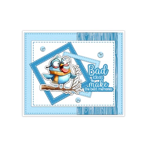 Clear Stamps and Metal Cutting Dies Set for Card Making Scrapbooking, DIY Craft Stamps and Dies Kit for Journaling, Albums, Greeting Cards, Holiday Cards, Birthday, Christmas (YX2029) - color: YX2029