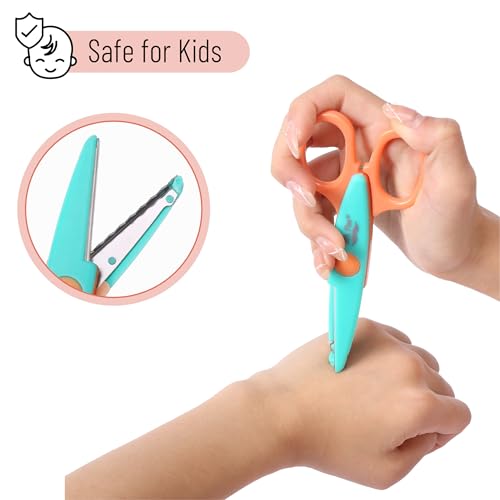 Mr. Pen- Craft Scissors Decorative Edge, 6 Pack, Pastel Colors - color: Pastel
