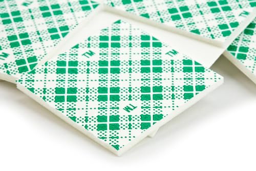 Scotch Removable Mounting Squares, 1 in x 1 in, Double-Sided Foam, 16 Squares (Pack of 3)