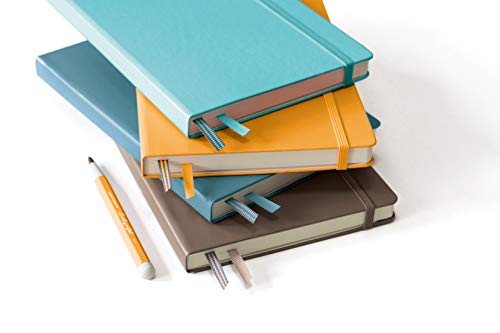 LEUCHTTURM1917 - Notebook Hardcover Medium A5-251 Numbered Pages for Writing and Journaling (Rising Sun, Dotted) - color: Rising Sun, style: Dotted