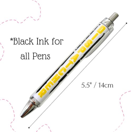 6PC 911 Dispatcher Pens Thin Gold Line Yellow Ballpoint Pen Black Ink First Responder Telecommunication Call Coworker Appreciation Week Gifts Accessories Supplies Office Decor Desk Decoration - style: Dispatcher