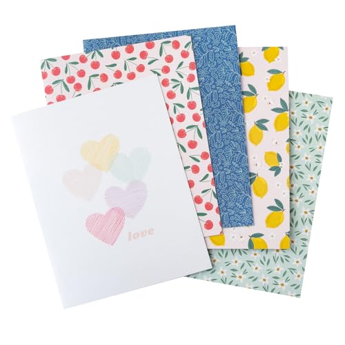 Bea Valint Blank Greeting Cards and Envelopes, 40pk - A2 Envelopes with Assorted Cards for All Occasions and Thank You Notes - 10 Unique Two-Sided Designs, Sketchbook - color: Sketchbook