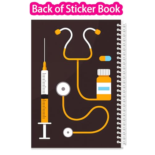 B5 Reusable Sticker Collecting Book Blank Sticker Album (Style F Brown) - color: Style F Brown