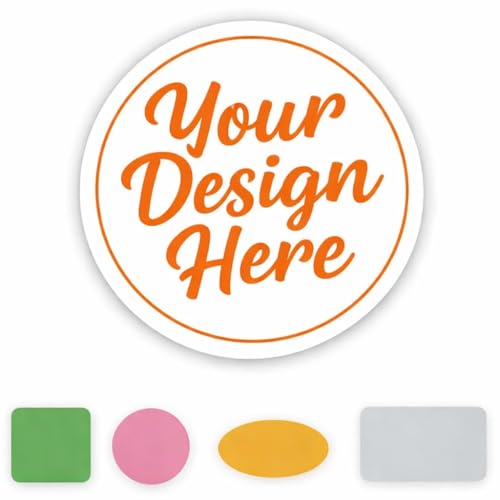 Custom PRE-Cut Vinyl Stickers Design Your Own UV-Resistant Waterproof Die-Cut Stickers with Photo, Logo or Text