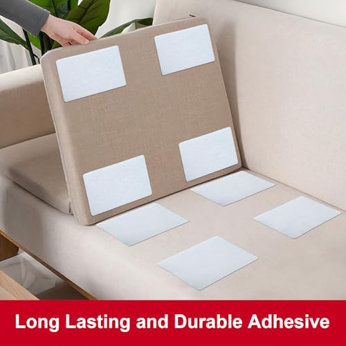 4x6 inch Hook and Loop Strips with Adhesive, Nylon Heavy Duty Hook and Loop Tape, Excellent Grip, Interlocking Tape,for Sewing, Crafting,DIY,Wall Adhesive Strips - 6 Sets White - size: 6 Sets - 4 inch x 6 inch White