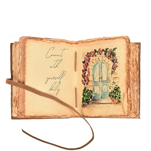LEATHER VILLAGE Scripture Journal, Natural Tan 13x8. - color: Brown, size: 13 inches X 8 inches