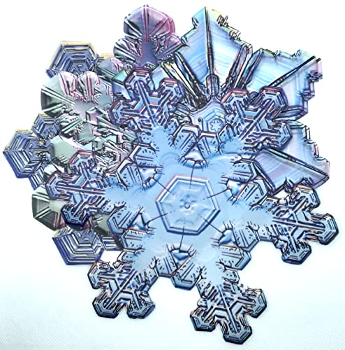 Parchment Paper Leaves for Cheese & Charcuterie Boards - Sisson Snowflakes, Pack of 20, Made in USA with French Parchment Paper. Rinse clean, dry, reuse. - color: Snowflakes