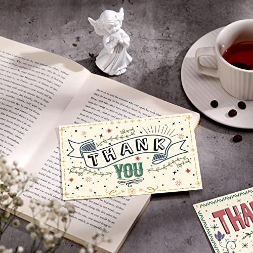 Junkin 80 Pack Thanks Postcards 4x6, Note Cards for Kids Adults - style: Thanks