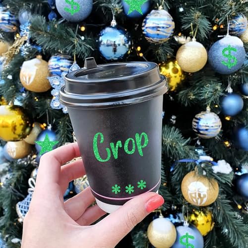 1245Pcs Gold Letter Stickers 15 Sheets Alphabet Stickers 1inch(Green) - color: Green