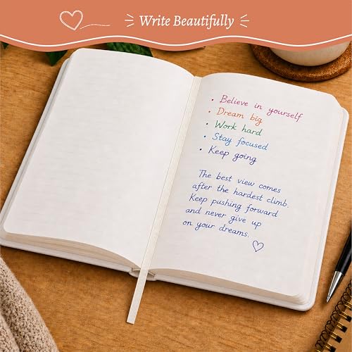 WORLD TRAVELER Eccolo A5 Lined Journal 256 Ivory Pages Lay Flat 6x8 - color: Moon Phases
