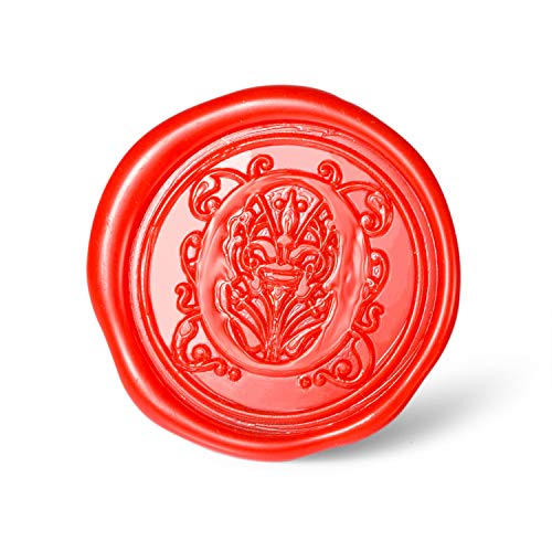 Mceal Wax Seal Stamp, Large Seal 1 1/5"(30mm) Dia, Silver Brass Head with Wooden Handle, Regal Letter A to Z Series (Letter O) - color: O