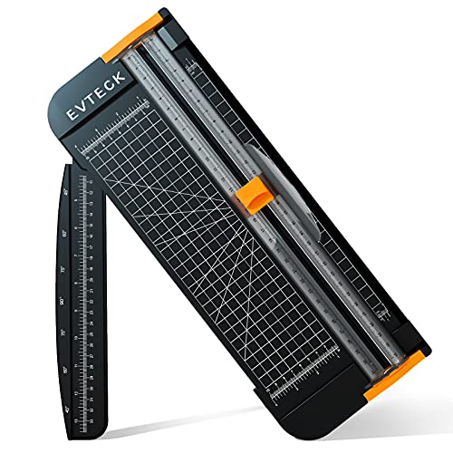 Evteck A4 Paper Cutter Slider Trimmer for Cardstock Photo Vinyl - color: Black