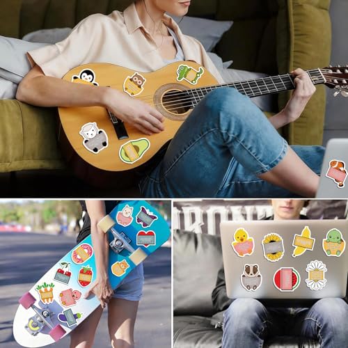 100 Pcs Motivational Animal Stickers for Kids, Encouragement Decals