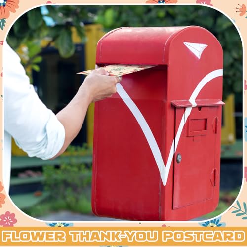 Kosiz 120 Pcs Flower Thank You Cards Bulk 4 x 6 Inch - style: Flower Thank You