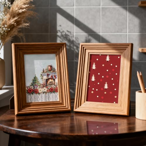 Christmas Scrapbook Paper - 24 Sheets Scrapbooking Supplies, Single-Sided Patterned Paper for Card Making, Designer Planner Journals, Background Borders, Greeting Cards 6"x 6" - color: Merry