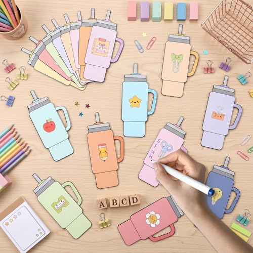 Chuangdi 60 Pcs Backpack Cutouts Travel Cup for Classroom - style: Travel Cups