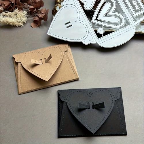 Lapoo Tool Metal Cutting Die for Scrapbooking - Durable, Cut Stencils for DIY Scrapbook Photo Album Decorative Paper Card, Card Making Supplies, Embossing (Envelope 6 x 3.9 in) - color: Envelope 6 x 3.9 in