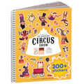 Cupkin Circus Show Coloring & Sticker Activity Book | 300+ Stickers - color: Circus