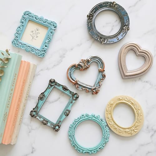 100 PCS Scrapbook Frames Vintage Frame Stickers
