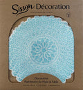 Parchment Paper Doilies for Cheese & Charcuterie Boards - Sisson Rounds, Teal, 6 ½”D, Pack of 20. Made in USA with French Parchment Paper. Rinse clean, dry, reuse. - color: Teal Doilies