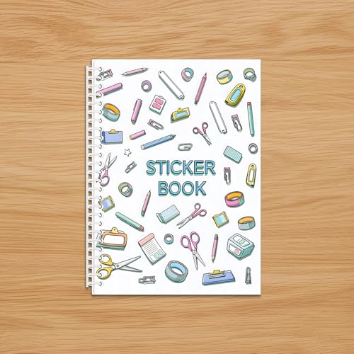 B5 Reusable Sticker Collecting Book Blank Sticker Album (Style A White) - color: Style A White