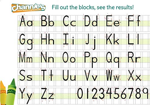 Channie’s Easy Peasy Alphabet, Numbers & Sight Words Workbook, Fun & Color-Coded Preschool, Kindergarten & 1st Grade Alphabet Tracing Book For Daily Writing Practice, 2 Pack - style: Easy Peasy Alphabet & Sight Words Workbooks