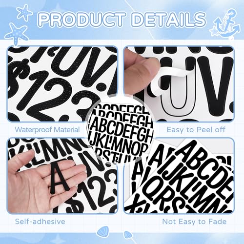 564 Pcs Letter Stickers Bulletin Board Letters for Classroom (Black,2 Inch) - color: Black, size: 2 Inch