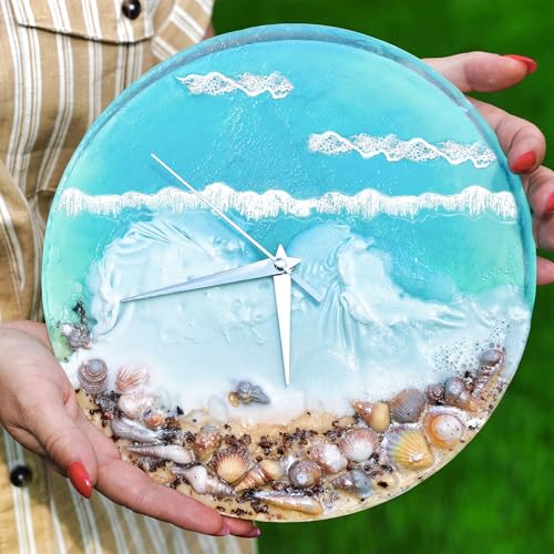 4 Sheets Ocean Waves Resin Stickers Self Adhesive Sea Wave Decal
