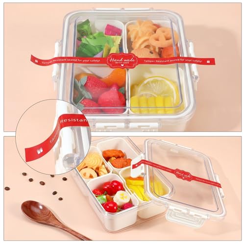 100Pcs Food Tamper Seal Sticker for Package Food Retail Package Seal Label