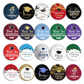 Pack 90 Pcs Thank You Stickers for Party Favors for Celebrating with Us Graduation Labels School Supplies Funny Cute Aesthetic Sticker Round Waterproof Small Vinyl Decals Bulk - color: Purple A24