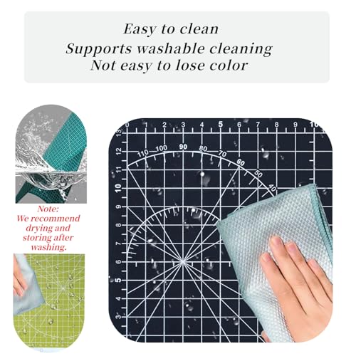 A5 Self-Healing Cutting Mat, Small Cutting Mat, Professional Double Sided Durable Cuttings Mats, Great for Hop Scrapbooking, Quilting, Fabric, Sewing Craft Projects (Green, A5) - color: Green