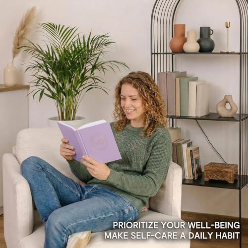 &And Per Se Wellness Journal, Self Care & Daily Journal for Women, Mental Health Planner with Habit Tracker, Diet & Goals, Undated, Gift-Ready (Lavender) - color: G-Lavender, size: 6.5 x 8 Inch