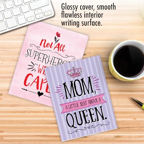The Best Card Company - 20 Note Cards Blank Assortment (4 x 5.12 Inch) (10 Designs, 2 Each) - Mom Notes AM3138OCB-B2x10 - style: Mom Notes