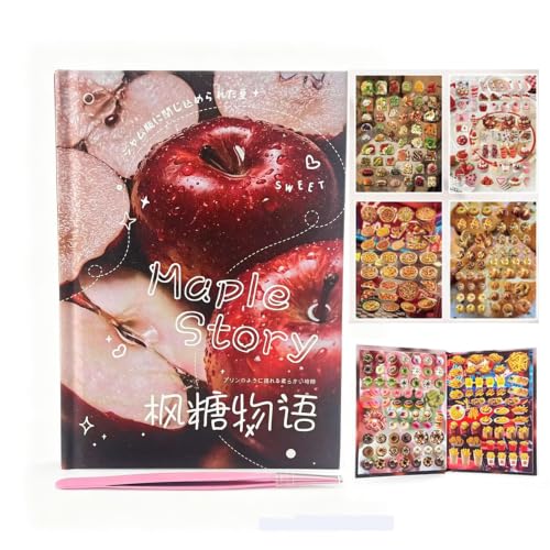 Alideco 30pcs Scrapbook Stickers Vintage Cakes Cuisine Desserts Sticker Book for Adults Sticker journaling Stickers for Scrapbooking (fengtangwuyu) - color: Fengtangwuyu
