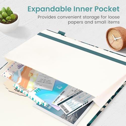 Taja Aesthetic Lined Journal for Women, Pretty Notebooks for Work & Study - color: T-Tulip Meadow