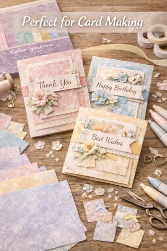 Scrapbook Paper Pad, 6x6 Inch, Single-Sided Decorative Craft Paper, 24 Sheets for Scrapbooking, Cardmaking & DIY Crafts - Vintage Pastel Pink - color: 6x6 Vintage Pastel Pink