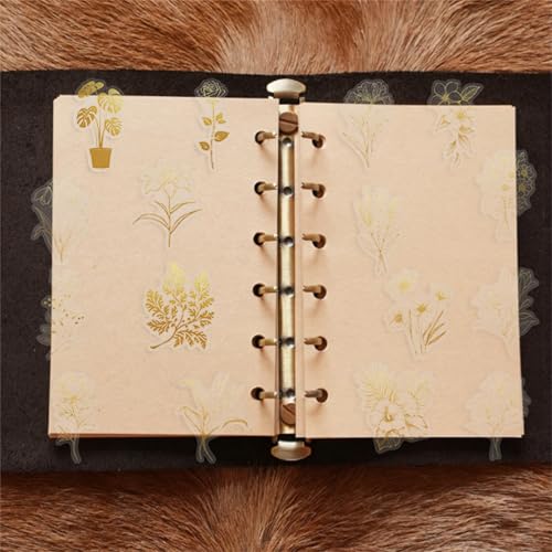 50PCS Golden Plants Stickers for Gold Plant Stickers for Water Bottles Laptop Luggage Cup Phone Case Computer Skateboard Refrigerator Girls Decals for Kids Teens Adults (Colourful-5) - color: Colourful-5