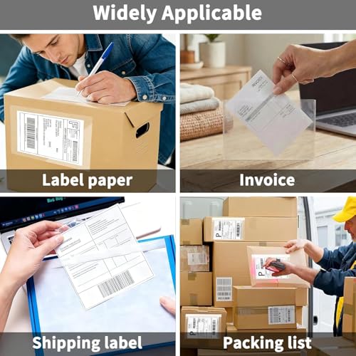 9527 Product 6" x 9" Clear Adhesive Top Loading Packing List Clear Shipping Pouches, Mailing/Shipping Label Envelopes (500 Pack) - size: 6" x 9" | 500 pack