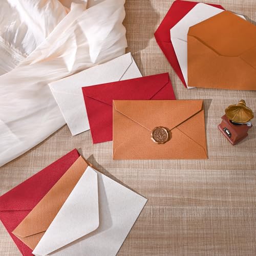 BAYTORY 18Pcs 4 x 6 Greeting Card Envelopes Set, Vintage Envelope - color: Multicolor