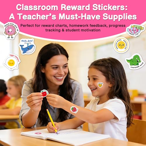 300pcs Teacher Stickers for Kids Classroom Must Haves - color: 300pcs Teacher Stickers
