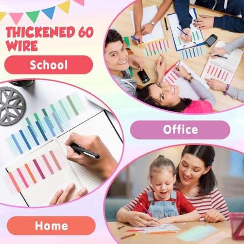 NUOBESTY 45Pcs Washi Tape Organizer Storage Holder, PVC Washi Tape Cards Portable Sample Board for Journaling, Scrapbooking, DIY Craft (5.91 x 1.97 in, Green Blue Pink) - color: Assorted 45pcs