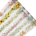 TIAMECH 6 Rolls Branch Vine Flower Sunflower PET Tapes - color: Branch Vine