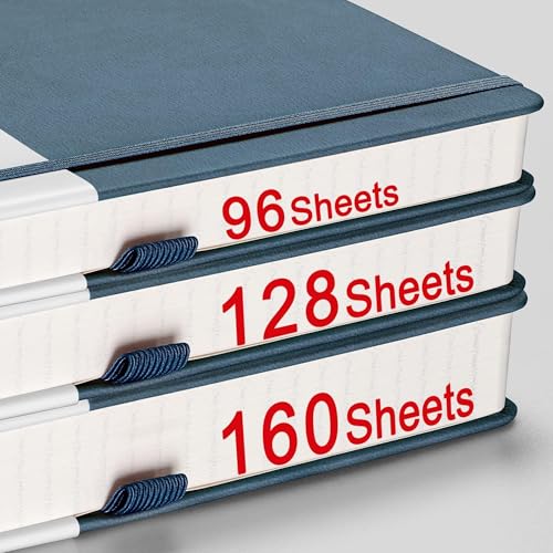 AHGXG Dotted Journal, 320 Pages, A5 (5.75'' × 8.38'') - color: GrayBlue, size: A5