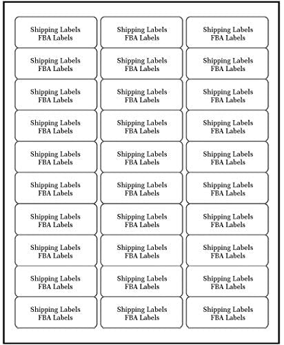 Address Labels for Inkjet Printers 1" x 2-5/8", Pack of 6000 Labels - size: 200 sheets/ 6000 labels