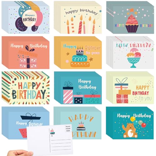 Kosiz 120 Pcs Birthday to You Cards Bulk 4 x 6 Inch - style: Birthday to You