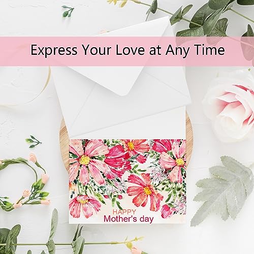 ANSSDO 50 Packs Blank Watercolor Cards with Envelopes, 4x6 Inch - size: 4" x 6"