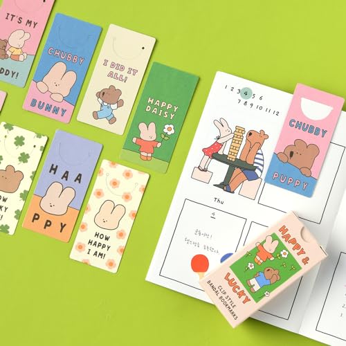 Monolike Bandal Bookmarks Happy and Lucky + Happy and Lucky Littles 120 Pieces - color: Happy and Lucky + Happy and Lucky Littles