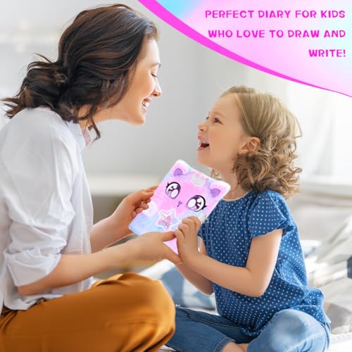 Cat Diary with Lock, Secret Journal for Girls Ages 4-12 - style: Cat